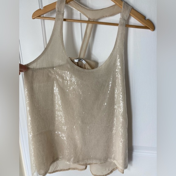 Papaya Sparkly Sequinned Camisole - Picture 3 of 6